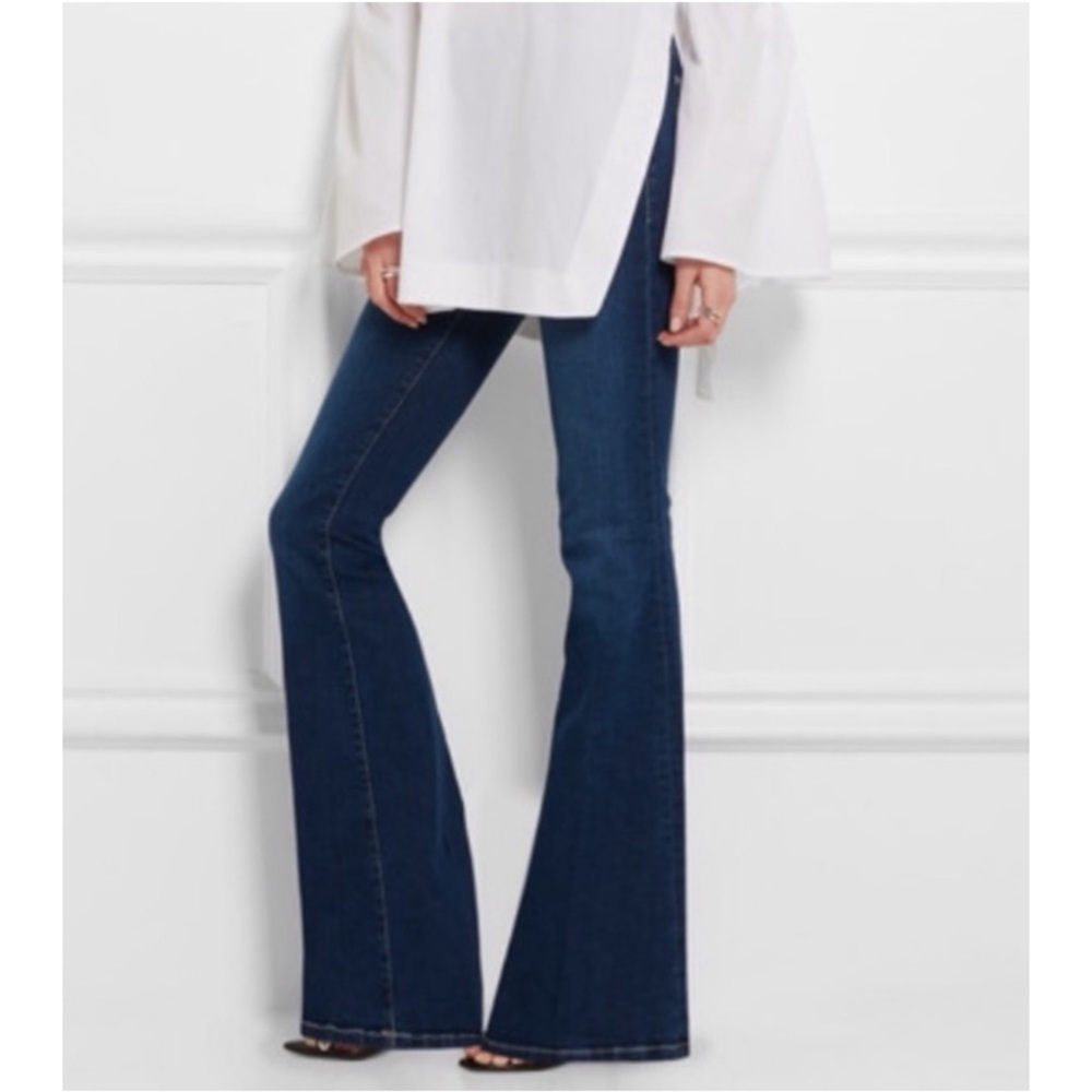 Frame Denim Le High Flare Jeans Medium Wash Size 25